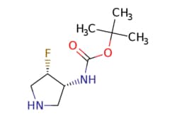 eMolecules​ tert-butyl N-[(3R,4S)-4-fluoropyrrolidin-3-yl]carbamate | 1033718-91-0