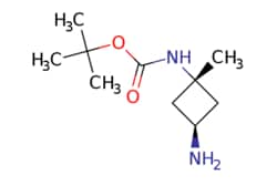 eMolecules​ tert-butyl trans-N-(3-amino-1-methyl-cyclobutyl)carbamate |