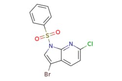 eMolecules​ 1-(benzenesulfonyl)-3-bromo-6-chloro-1H-pyrrolo[2,3-b]pyridine | 1638761-42-8 | MFCD27987368 | 1g