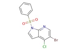 eMolecules​ 1-(benzenesulfonyl)-5-bromo-4-chloro-1H-pyrrolo[2,3-b]pyridine | 876343-81-6 | MFCD11616450 | 1g