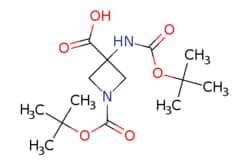eMolecules​ 1-[(tert-butoxy)carbonyl]-3-{[(tert-butoxy)carbonyl]amino}azetidine-3-carboxylic