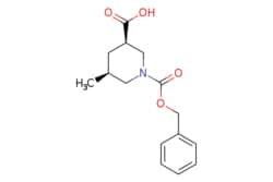 eMolecules​&nbsp;2306246-26-2 | (3R,5S)-1-benzyloxycarbonyl-5-methyl-piperidine-3-carboxylic acid | Pharmablock277.320 | C15H19NO4 | 97.000 | C[C@H]1C[C@H](CN(C1)C(=O)OCc1ccccc1)C(O)=O | 1g | 551288753