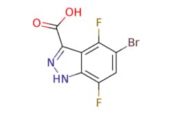 eMolecules​ 5-bromo-4,7-difluoro-1H-indazole-3-carboxylic acid | 1459253-81-6