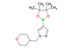 eMolecules​ 1-((tetrahydro-2H-pyran-4-yl)methyl)-4-(4,4,5,5-tetramethyl-1,3,2-dioxaborolan-2-yl)-1H-pyrazole