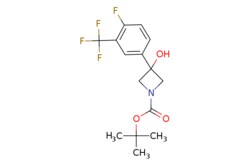 eMolecules​ tert-butyl 3-[4-fluoro-3-(trifluoromethyl)phenyl]-3-hydroxyazetidine-1-carboxylate