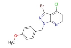 eMolecules​ 3-bromo-4-chloro-1-[(4-methoxyphenyl)methyl]pyrazolo[3,4-b]pyridine