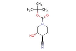 eMolecules​ tert-butyl trans-4-cyano-3-hydroxypiperidine-1-carboxylate