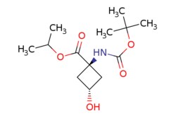 eMolecules​ 2055840-96-3 | isopropyl trans-1-(tert-butoxycarbonylamino)-3-hydroxy-cyclobutanecarboxylate