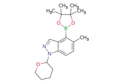 eMolecules​ 5-methyl-1-(oxan-2-yl)-4-(4,4,5,5-tetramethyl-1,3,2-dioxaborolan-2-yl)-1H-indazole
