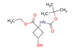 eMolecules​ ethyl cis-1-(tert-butoxycarbonylamino)-3-hydroxy-cyclobutanecarboxylate