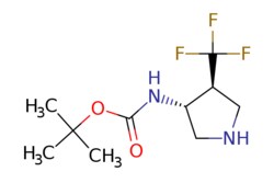 eMolecules​ tert-butyl N-[trans-4-(trifluoromethyl)pyrrolidin-3-yl]carbamate