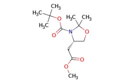 eMolecules​ tert-butyl (4S)-4-(2-methoxy-2-oxo-ethyl)-2,2-dimethyl-oxazolidine-3-carboxylate