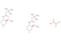 eMolecules​ tert-butyl N-[(3S,4S)-3-methoxypiperidin-4-yl]carbamate hemioxalate