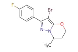 eMolecules​ 3-bromo-2-(4-fluorophenyl)-7-methyl-6,7-dihydro-5H-pyrazolo[5,1-b][1,3]oxazine