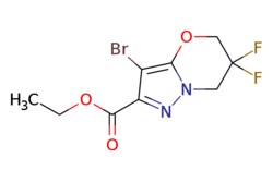 eMolecules​ ethyl 3-bromo-6,6-difluoro-5,7-dihydropyrazolo[5,1-b][1,3]oxazine-2-carboxylate