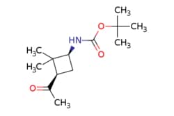 eMolecules​ 1260589-93-2 | tert-butyl N-[(1S,3R)-3-acetyl-2,2-dimethyl-cyclobutyl]carbamate