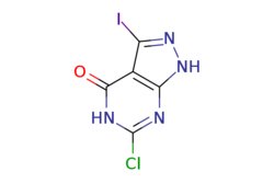 eMolecules​ 6-chloro-3-iodo-1,5-dihydropyrazolo[3,4-d]pyrimidin-4-one |