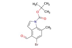 eMolecules​&nbsp;tert-butyl 5-bromo-4-formyl-7-methyl-indole-1-carboxylate | 1628640-26-5 |  | 1g