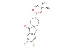 eMolecules​ tert-butyl 6-bromo-5-fluoro-1-oxo-spiro[indane-2,4'-piperidine]-1'-carboxylate