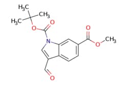 eMolecules​&nbsp;850374-95-7 | 3-Formyl-6-(methoxycarbonyl)-1H-indole, N-BOC protected | Apollo Scientific | MFCD06797500 | 303.314 | C16H17NO5 | 95.000 | COC(=O)c1ccc2c(C=O)cn(C(=O)OC(C)(C)C)c2c1 | 1g | 562444198