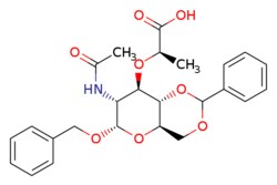 eMolecules​ 2-(3-Acetamido-2-benzyl-4,6,O-benzylidene-alpha-D-glucopyranosid-4-yloxy)propanoic