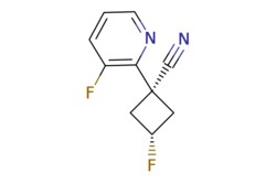 eMolecules​ cis-3-fluoro-1-(3-fluoropyridin-2-yl)cyclobutane-1-carbonitrile