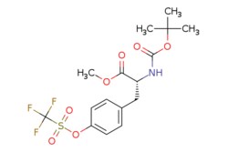 eMolecules​ (R)-methyl 2-((tert-butoxycarbonyl)amino)-3-(4-(((trifluoromethyl)sulfonyl)oxy)phenyl)propanoate