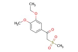 eMolecules​ 1-(3-Ethoxy-4-methoxyphenyl)-2-(methylsulfonyl)ethanone | 1450657-28-9