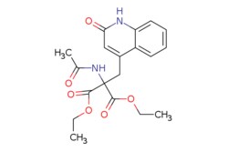 eMolecules​&nbsp;Diethyl 2-acetamido-2-((2-oxo-1,2-dihydroquinolin-4-yl)methyl)malonate | 4900-38-3 | MFCD17676416 | 1g
