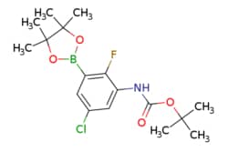 eMolecules​ tert-Butyl (5-chloro-2-fluoro-3-(4,4,5,5-tetramethyl-1,3,2-dioxaborolan-2-yl)phenyl)carbamate