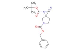 eMolecules​&nbsp;Benzyl 3-((tert-butoxycarbonyl)amino)-3-cyanopyrrolidine-1-carboxylate | 2013058-13-2 |  | 1g
