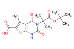 eMolecules​ 3-(1-(tert-Butoxy)-2-methyl-1-oxopropan-2-yl)-5-methyl-2,4-dioxo-1,2,3,4-tetrahydrothieno[2,3-d]pyrimidine-6-carboxylic