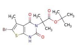 eMolecules​ tert-Butyl 2-(6-bromo-5-methyl-2,4-dioxo-1,4-dihydrothieno[2,3-d]pyrimidin-3(2H)-yl)-2-methylpropanoate