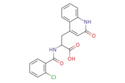 eMolecules​&nbsp;90098-06-9 | 2-(2-chlorobenzamido)-3-(2-hydroxyquinolin-4-yl)propanoic acid | Synthonix - Stock | MFCD30748223 | 370.790 | C19H15ClN2O4 | 95.000 | OC(=O)C(Cc1cc(=O)[nH]c2ccccc12)NC(=O)c1ccccc1Cl | 1g | 495875728