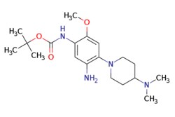 eMolecules​ tert-Butyl (5-amino-4-(4-(dimethylamino)piperidin-1-yl)-2-methoxyphenyl)carbamate