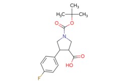 eMolecules​ 1-(tert-Butoxycarbonyl)-4-(4-fluorophenyl)pyrrolidine-3-carboxylic