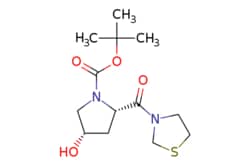 eMolecules​ tert-Butyl (2S,4S)-4-hydroxy-2-(thiazolidine-3-carbonyl)pyrrolidine-1-carboxylate