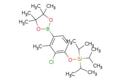 eMolecules​ [2-Chloro-3-methyl-4-(4,4,5,5-tetramethyl-1,3,2-dioxaborolan-2-yl)phenoxy]triisopropylsilane