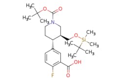 eMolecules​ 5-[(3S,4R)-1-[(tert-butoxy)carbonyl]-3-{[(tert-butyldimethylsilyl)oxy]methyl}piperidin-4-yl]-2-fluorobenzoic