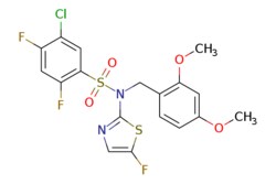 eMolecules​ 5-Chloro-N-(2,4-dimethoxybenzyl)-2,4-difluoro-N-(5-fluorothiazol-2-yl)benzenesulfonamide