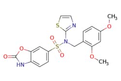 eMolecules​&nbsp;N-(2,4-dimethoxybenzyl)-2-oxo-N-(thiazol-2-yl)-2,3-dihydrobenzo[d]oxazole-6-sulfonamide | 1432515-21-3 |  | 1g