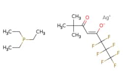 eMolecules​ Triethylphosphine(6,6,7,7,8,8,8-heptafluoro-2,2-dimethyl-3,5-octanedionate)silver(I), min. 98% | 165461-74-5 |  | 1g