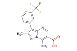 eMolecules​ 7-Amino-2-methyl-3-[3-(trifluoromethyl)phenyl]-pyrazolo[1,5-a]pyrimidine-6-carboxylic