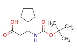 eMolecules​ 3-((TERT-BUTOXYCARBONYL)AMINO)-3-CYCLOPENTYLPROPANOIC ACID