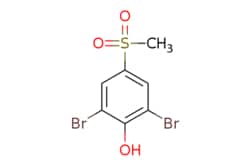 eMolecules​&nbsp;20951-04-6 | 2,6-DIBROMO-4-(METHYLSULFONYL)PHENOL | AstaTech329.990 | C7H6Br2O3S | 95.000 | CS(=O)(=O)c1cc(Br)c(O)c(Br)c1 | 1g | 551677179