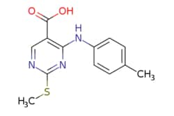 eMolecules​&nbsp;2-(METHYLTHIO)-4-(P-TOLYLAMINO)PYRIMIDINE-5-CARBOXYLIC ACID | 1033194-60-3 | MFCD11040521 | 1g