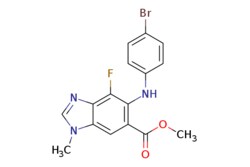 eMolecules​ METHYL 5-(4-BROMOPHENYLAMINO)-4-FLUORO- 1-METHYL-1H-BENZO[D]IMIDAZOLE-6-CARBOXYLATE
