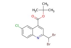 eMolecules​ TERT-BUTYL 6-CHLORO-2-(DIBROMOMETHYL)QUINOLINE-4-CARBOXYLATE