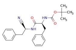 eMolecules​ TERT-BUTYL (S)-1-((S)-1-CYANO-2-PHENYLETHYLAMINO)- 1-OXO-3-PHENYLPROPAN-2-YLCARBAMATE