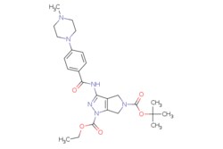 eMolecules​ 1-ETHYLOXYCARBONYL-3-[4-(4-METHYL-PIPERAZIN-1-YL)-BENZOYLAMINO]-5-BOC-4,6-DIHYDRO-PYRROLO[3,4-C]PYRAZOLE